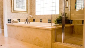 new tub and shower