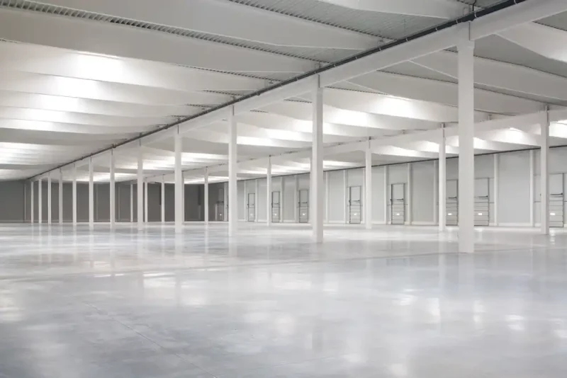 empty metal building