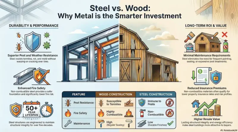 steel vs wood for construction